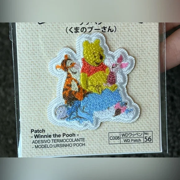 Disney Winnie the Pooh Piglet Tigger Eeyore Iron-On Embroidered Patch Wappen - Picture 4 of 6